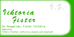 viktoria fister business card